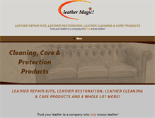 Tablet Screenshot of leathermagic.com